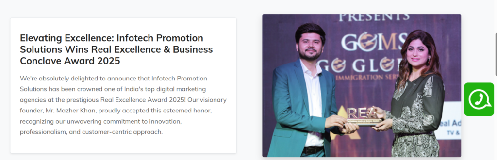 12 Years of Experience: Meet Mazher Khan – Founder & CEO of Infotech Promotion Solutions, India’s Leading Digital Marketing Company